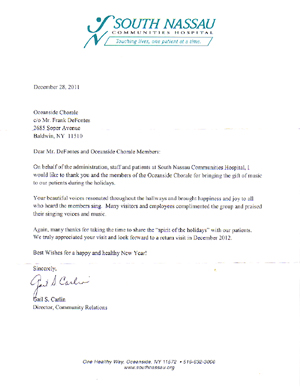 Long Island Singing Group - the Oceanside Chorale Long Island Singing Group - the Oceanside Chorale